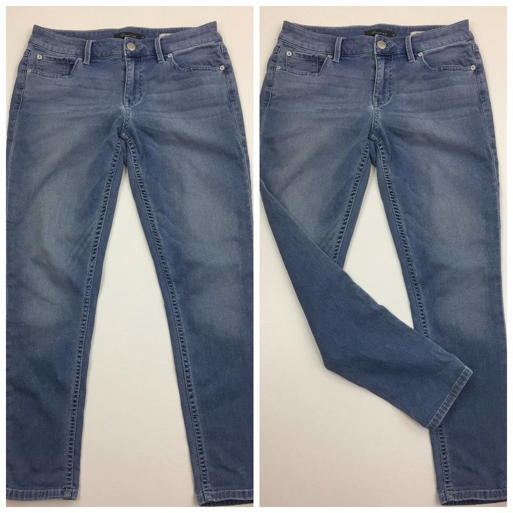 LEVEL 99 Anthropologie Bayla Wash STELLA Slouchy Skinny Jeans